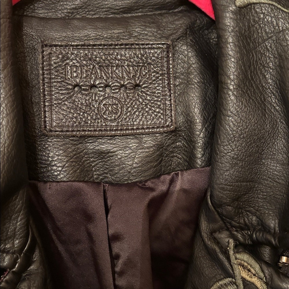 Blank NYC Faux Leather Moto Jacket - Picture 4 of 5